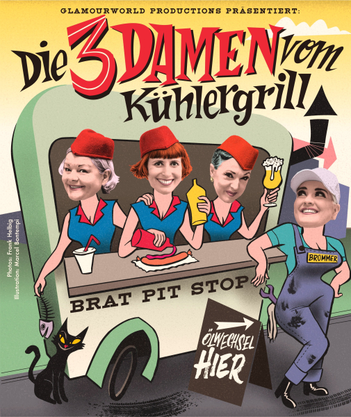 3 damen waagerecht